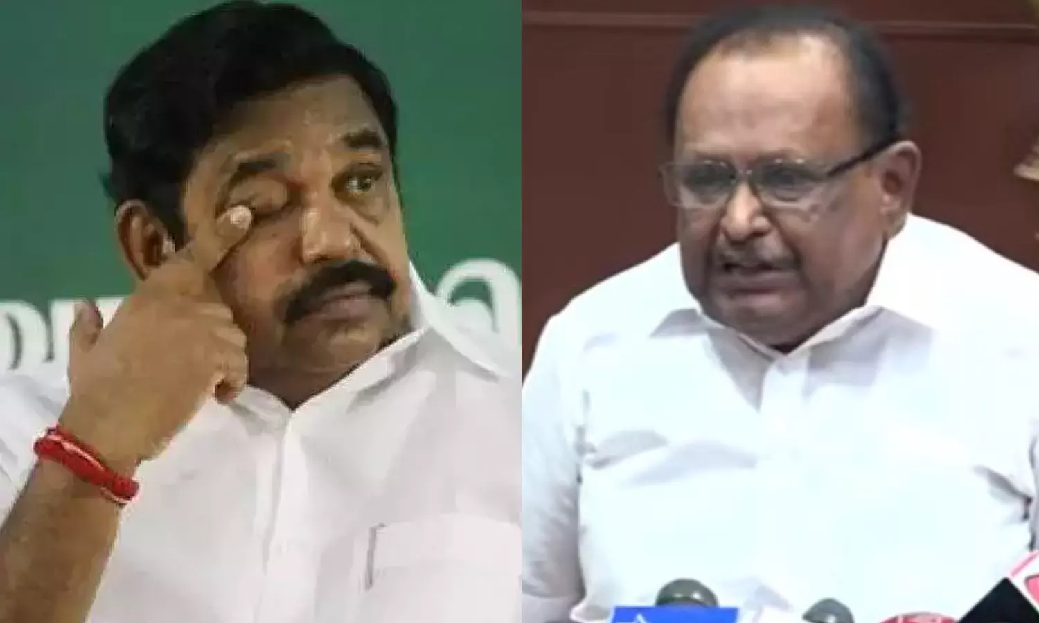 டெல்லி அடிமை என்பதை மீண்டும் மீண்டும் நிரூபித்து வருகிறார் எடப்பாடி பழனிசாமி- அமைச்சர் ரகுபதி டெல்லி அடிமை என்பதை மீண்டும் மீண்டும் நிரூபித்து வருகிறார் எடப்பாடி பழனிசாமி- அமைச்சர் ரகுபதி