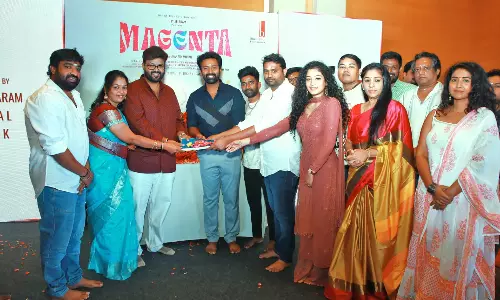 சாந்தனு - அஞ்சலி நாயர் நடிக்கும் மெஜந்தா படத்தின் படப்பிடிப்பு தொடக்கம்