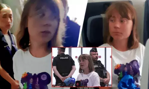 கிரேட்டா தன்பர்க்கை சொந்த நாட்டிற்கு அனுப்பி வைத்த இஸ்ரேல்..!