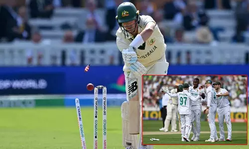 WTC இறுதிப்போட்டி: 212 ரன்னில் சுருண்ட ஆஸ்திரேலியா- முதல் நாள் முடிவில் தென் ஆப்பிரிக்கா 43/4