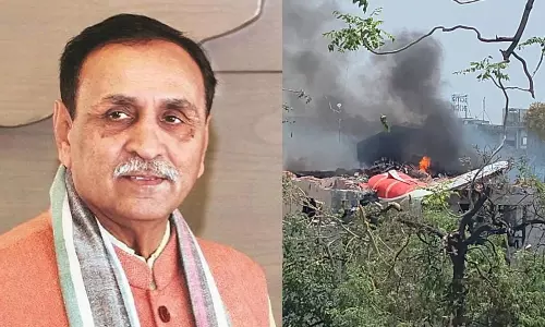 விபத்தில் சிக்கிய குஜராத் முன்னாள் முதல்வர் விஜய் ரூபானி