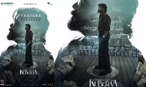 நாளை டிரெய்லர் ரிலீஸ்..! புதிய போஸ்டர் வெளியிட்டு அறிவித்த குபேரா படக்குழு