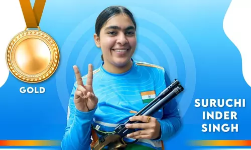 உலகக் கோப்பை துப்பாக்கி சுடுதல்: தங்கம் வென்றார் இந்திய வீராங்கனை சுருச்சி