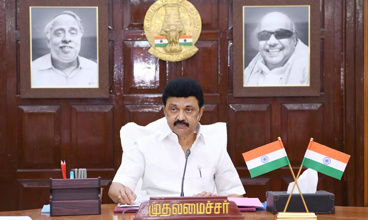 எழுத்தறிவு பெறும் திட்டத்தில் 100 சதவீதம் தேர்ச்சி- முதலமைச்சர் மு.க.ஸ்டாலின் பெருமிதம் எழுத்தறிவு பெறும் திட்டத்தில் 100 சதவீதம் தேர்ச்சி- முதலமைச்சர் மு.க.ஸ்டாலின் பெருமிதம்