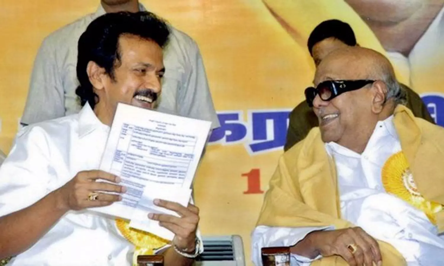தலைவராக வழிகாட்டிய தந்தை! - மு.க.ஸ்டாலின் பெருமிதம் தலைவராக வழிகாட்டிய தந்தை! - மு.க.ஸ்டாலின் பெருமிதம்