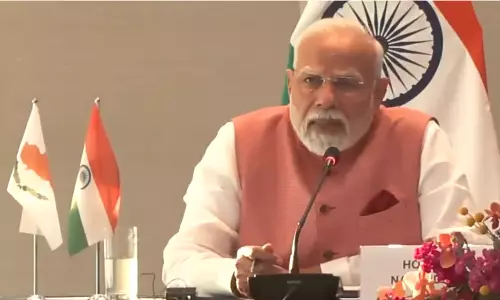 பொருளாதாரத்தில் 3-வது இடத்துக்கு வேகமாக முன்னேறும் இந்தியா: சைப்ரசில் பிரதமர் மோடி