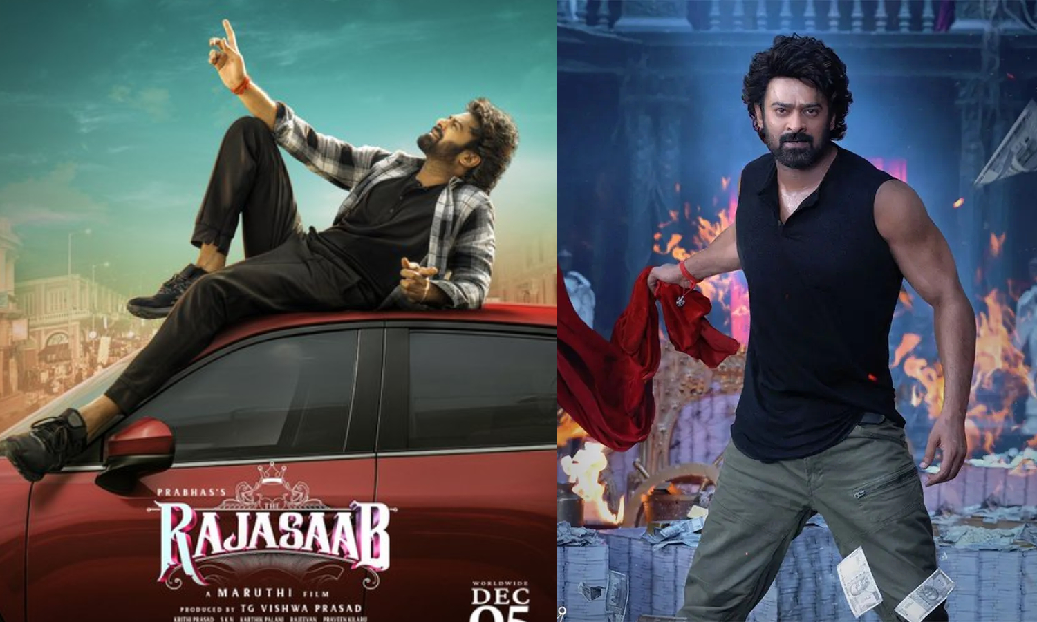 பிரபாஸ் நடித்த `தி ராஜாசாப்' பட டீசர் வெளியீடு