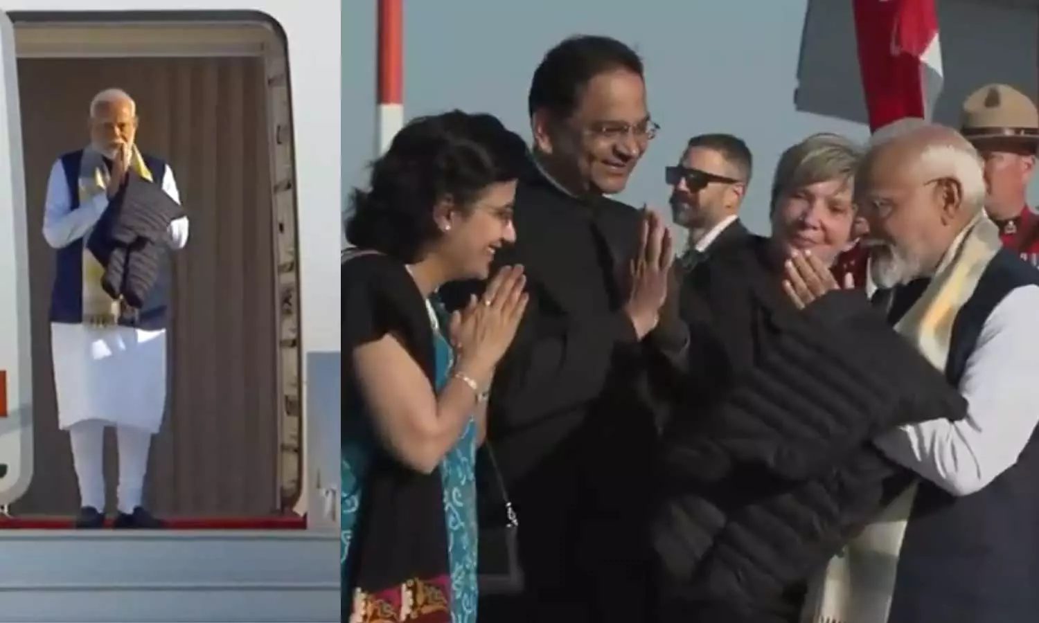 ஜி7 மாநாட்டில் கலந்து கொள்வதற்காக கனடா சென்ற பிரதமர் மோடிக்கு உற்சாக வரவேற்பு