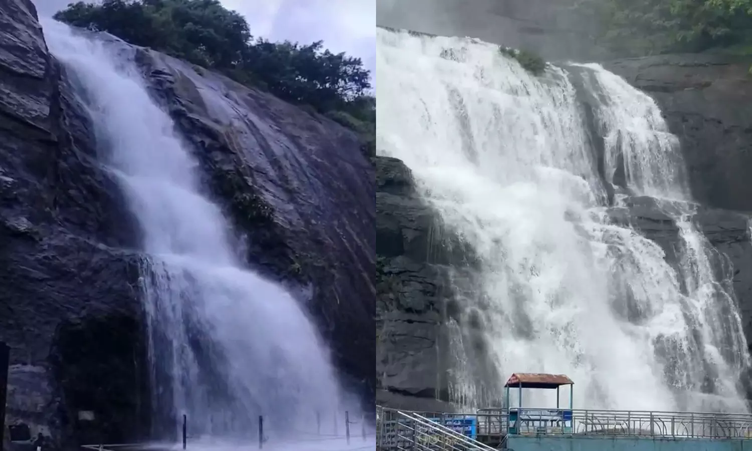 குற்றால அருவிகளில் வெள்ளப்பெருக்கு - சுற்றுலா பயணிகள் குளிக்க தடை