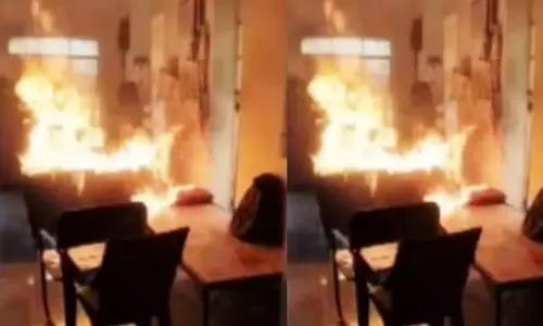 VIDEO: தொடர் மின்வெட்டால் ஆத்திரம்.. துணை மின் நிலைய அலுவலகத்துக்கு தீவைப்பு - மகாராஷ்டிராவில் பகீர்