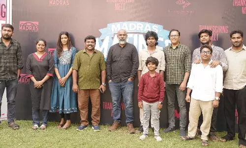 மக்களின் வரவேற்பை தொடர்ந்து வெற்றியை கொண்டாடியது மெட்ராஸ் மேட்னி படக்குழு