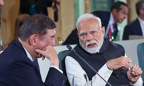 பயங்கரவாதத்தை ஆதரிக்கும் நாடுகள் மீது கடும் நடவடிக்கை - ஜி7 மாநாட்டில் மோடி பேச்சு