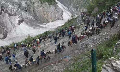 அமர்நாத் யாத்திரை செல்லும் பகுதியில் பலூன்கள், டிரோன்கள் பறக்க தடை