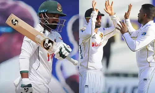 சதத்தை தவறவிட்ட லிட்டன் தாஸ்: 2-ம் நாள் முடிவில் வங்கதேசம் 484 ரன்கள் குவிப்பு