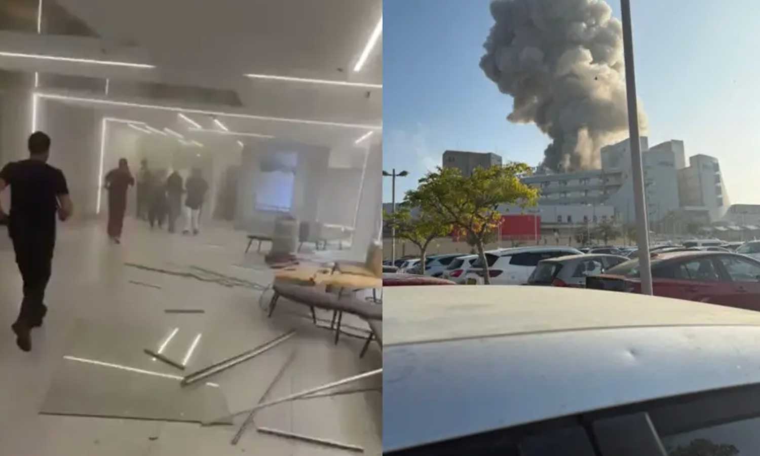 இஸ்ரேல் மருத்துவமனை மீது ஈரான் ஏவுகணை தாக்குதல்