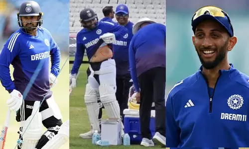 வீடியோ: பயிற்சியின் போது காயம்.. சக வீரர்களிடம் சிரித்தபடி இடுப்பை காட்டிய கருண் நாயர்