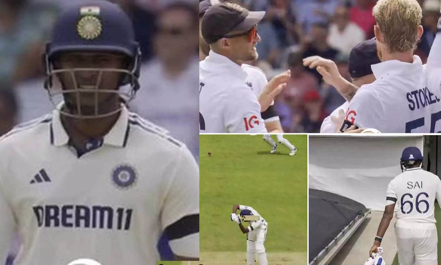 அறிமுக டெஸ்டில் சாய் சுதர்சன் டக் அவுட்- உணவு இடைவேளை வரை இந்தியா 2 விக்கெட் இழப்பு