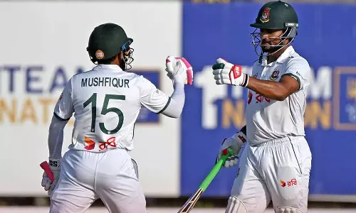 2-வது இன்னிங்சில் ஷாத்மான்- சாண்டோ அரைசதம்.. வங்கதேசம் அணி முன்னிலை