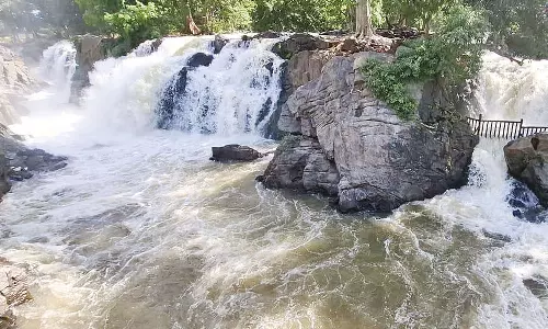 ஒகேனக்கல் காவிரி ஆற்றில் நீர்வரத்து உயர்வு