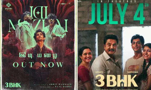 சித்தார்த் நடித்த 3 BHK படத்தின் `இடி மழை பாடல் வெளியீடு