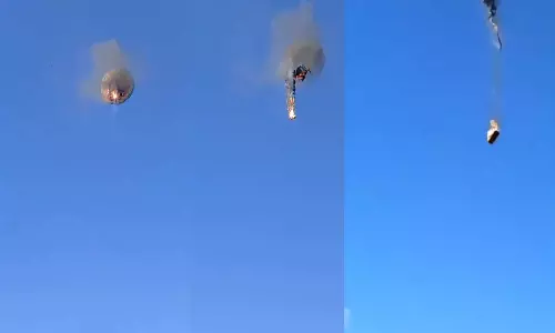 பிரேசிலில் நடுவானில் ராட்சத பலூன் தீப்பிடித்து கீழே விழுந்து விபத்து: 8 பேர் உயிரிழப்பு