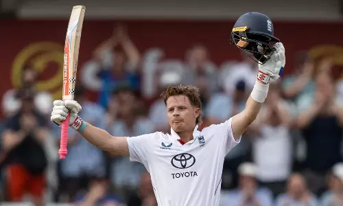 போராடும் பும்ரா: 2-ம் நாள் முடிவில் ஒல்லி போப் சதம்- இங்கிலாந்து 209/3