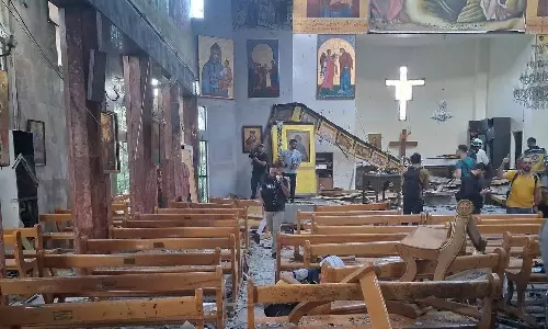 சிரியா தேவாலயத்தில் குண்டுவெடிப்பில் சிக்கி 22 பேர் பலி