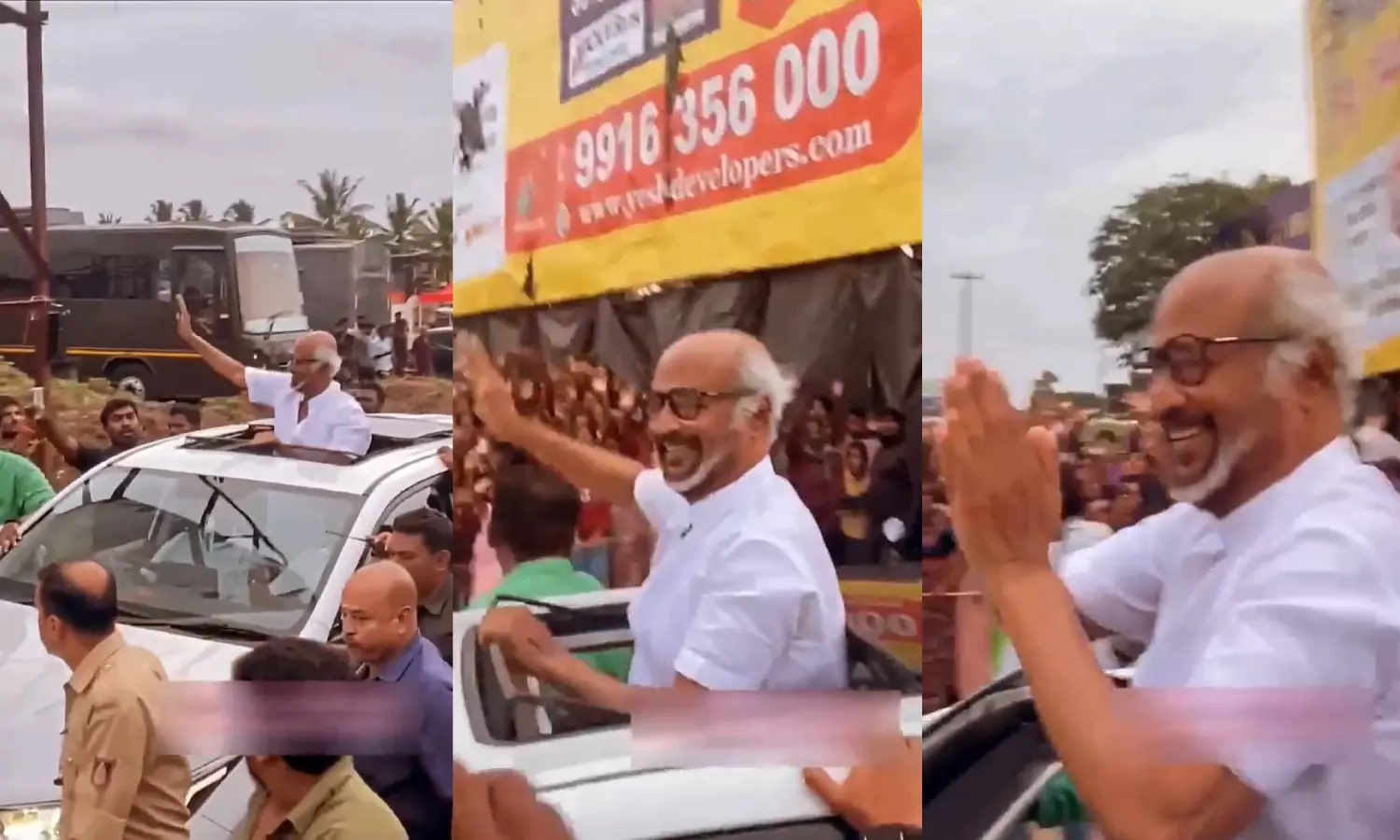 ஜெயிலர் 2 படப்பிடிப்பு:ரஜினியை பார்க்க கடலென திரண்ட மக்கள்