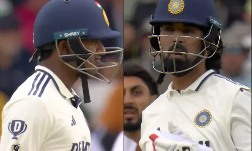 நல்ல பவுன்ஸ் இருக்கு மச்சி... சாய் சுதர்சனிடம் தமிழில் பேசிய கே.எல்.ராகுல் - வைரலாகும் வீடியோ