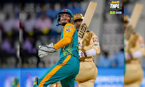 டிஎன்பிஎல்: இரண்டு பேர் அரைசதம்- திருச்சிக்கு 179 ரன்கள் வெற்றி இலக்காக நிர்ணயித்துள்ளது சேப்பாக் சூப்பர் கில்லீஸ்