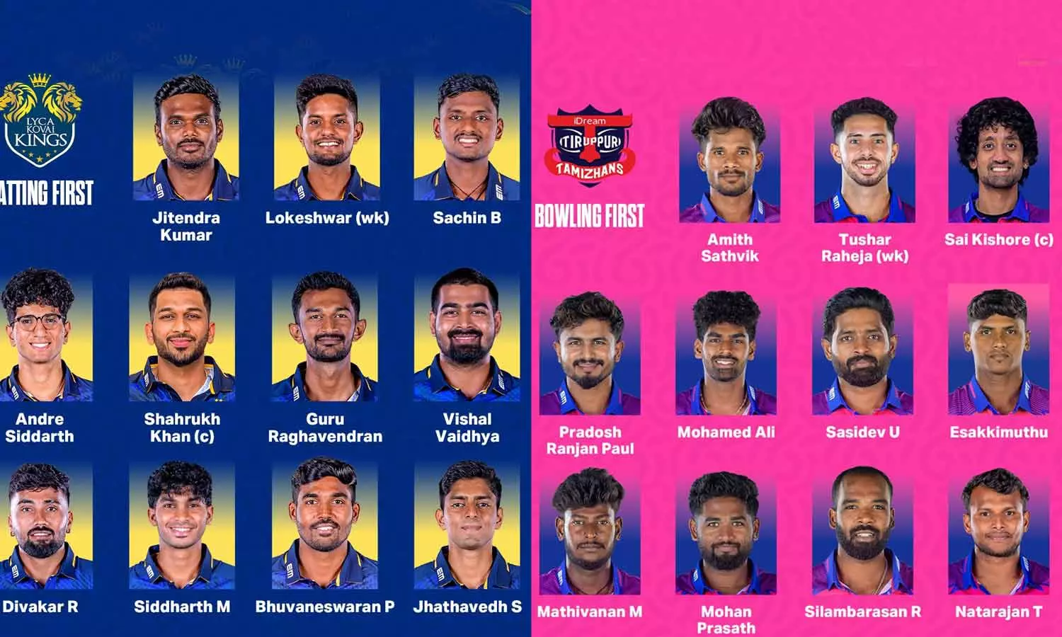 TNPL 2025: கோவை அணிக்கு எதிராக திருப்பூர் பந்து வீச்சு தேர்வு