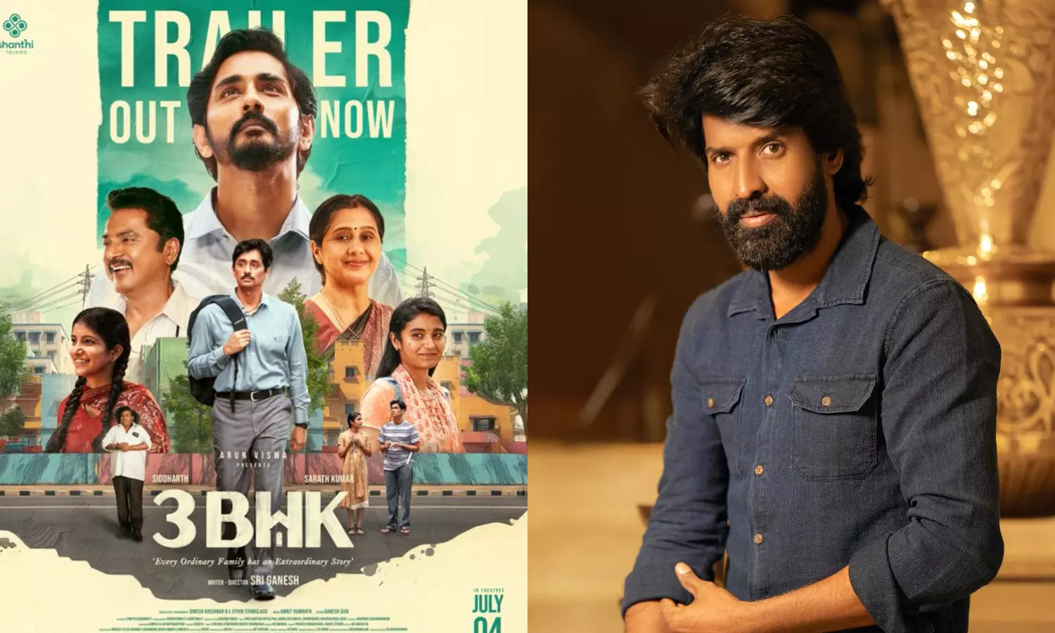 சித்தார்த்தின் 3 BHK படக்குழுவை பாராட்டிய சூரி