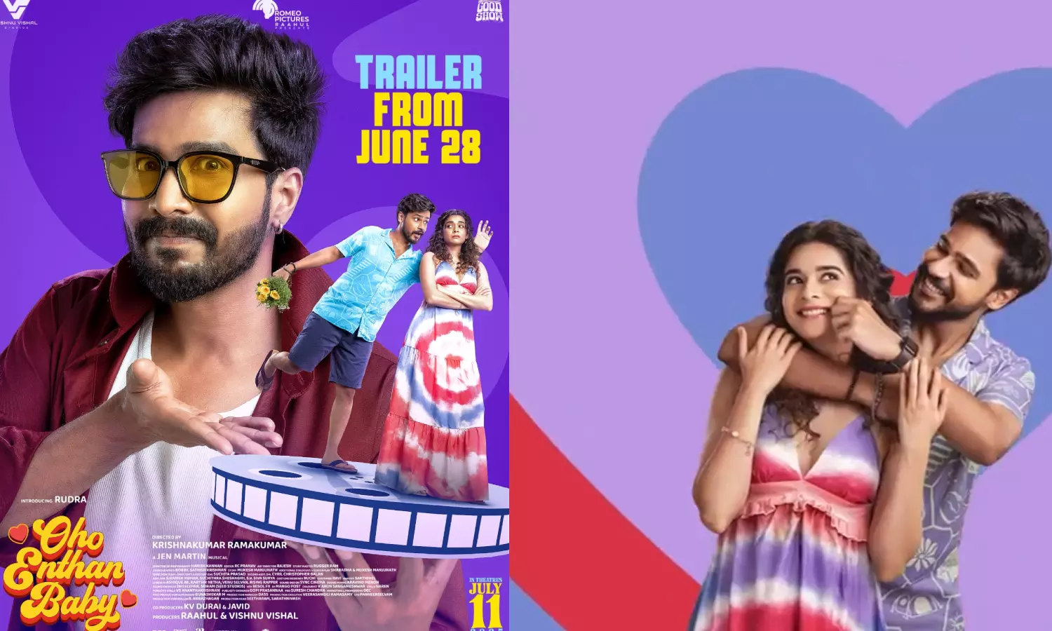 நாளை வெளியாகும் ஓஹோ எந்தன் பேபி படத்தின் டிரெய்லர்