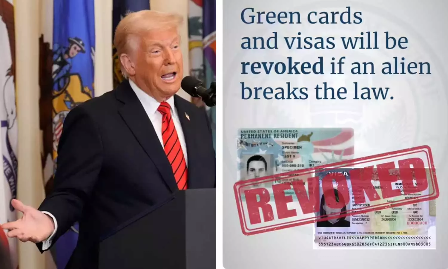 இப்படி செய்தால் கிரீன் கார்டு மற்றும் விசா ரத்து செய்யப்படும் - அமெரிக்கா எச்சரிக்கை