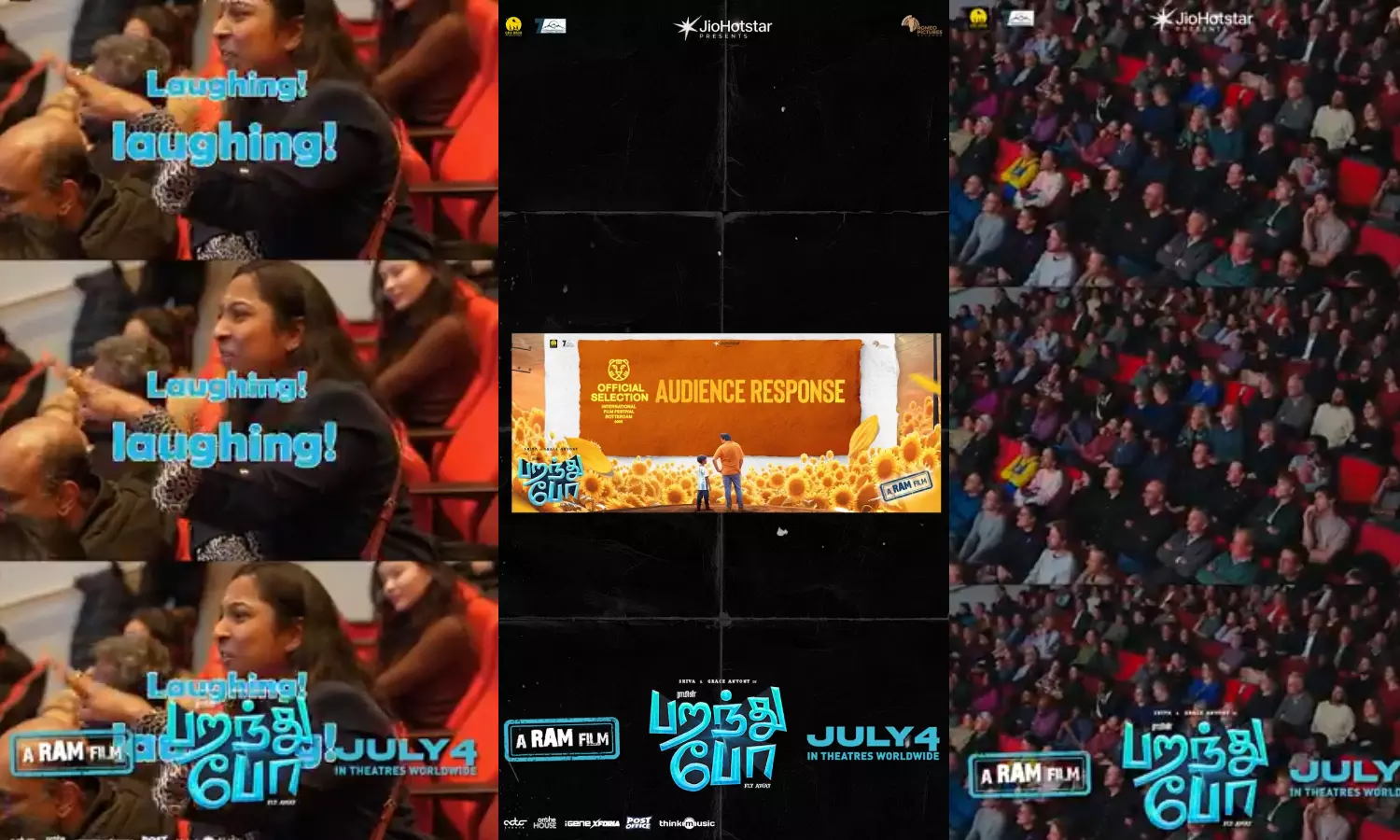 ரோட்டர்டாம் திரைப்பட விழாவில் `பறந்து போ படத்திற்கு ஆடியன்ஸ் கொடுத்த ரியாக்ஷன்