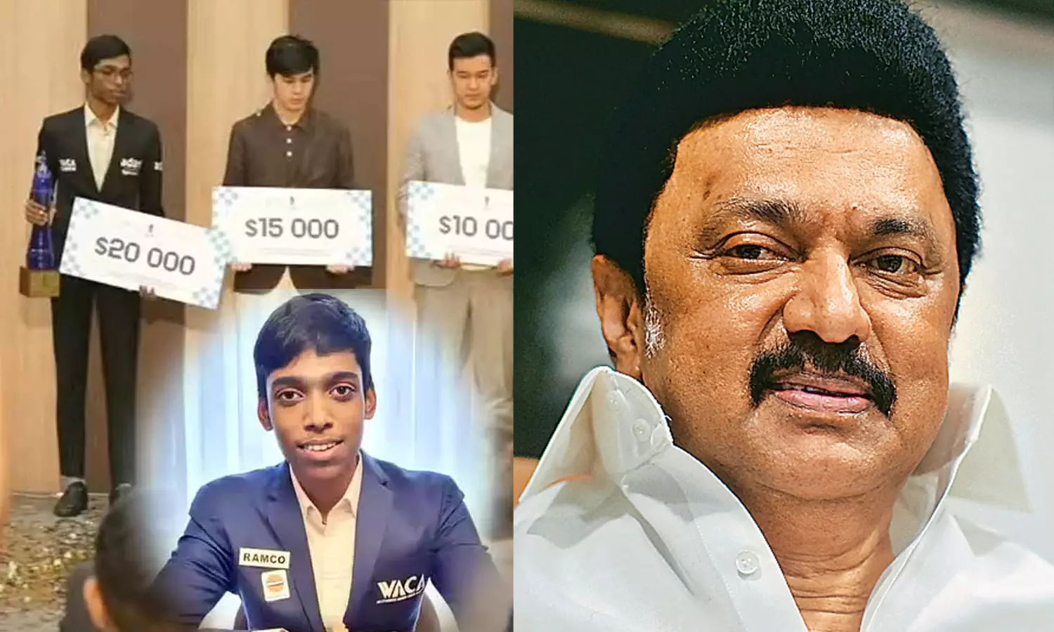 செஸ் வீரர் பிரக்ஞானந்தாவிற்கு முதலமைச்சர் மு.க.ஸ்டாலின் வாழ்த்து