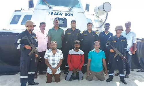 தனுஷ்கோடியில் இலங்கையை சேர்ந்த 3 வாலிபர்கள் அகதிகளாக தஞ்சம்- போலீசார் விசாரணை