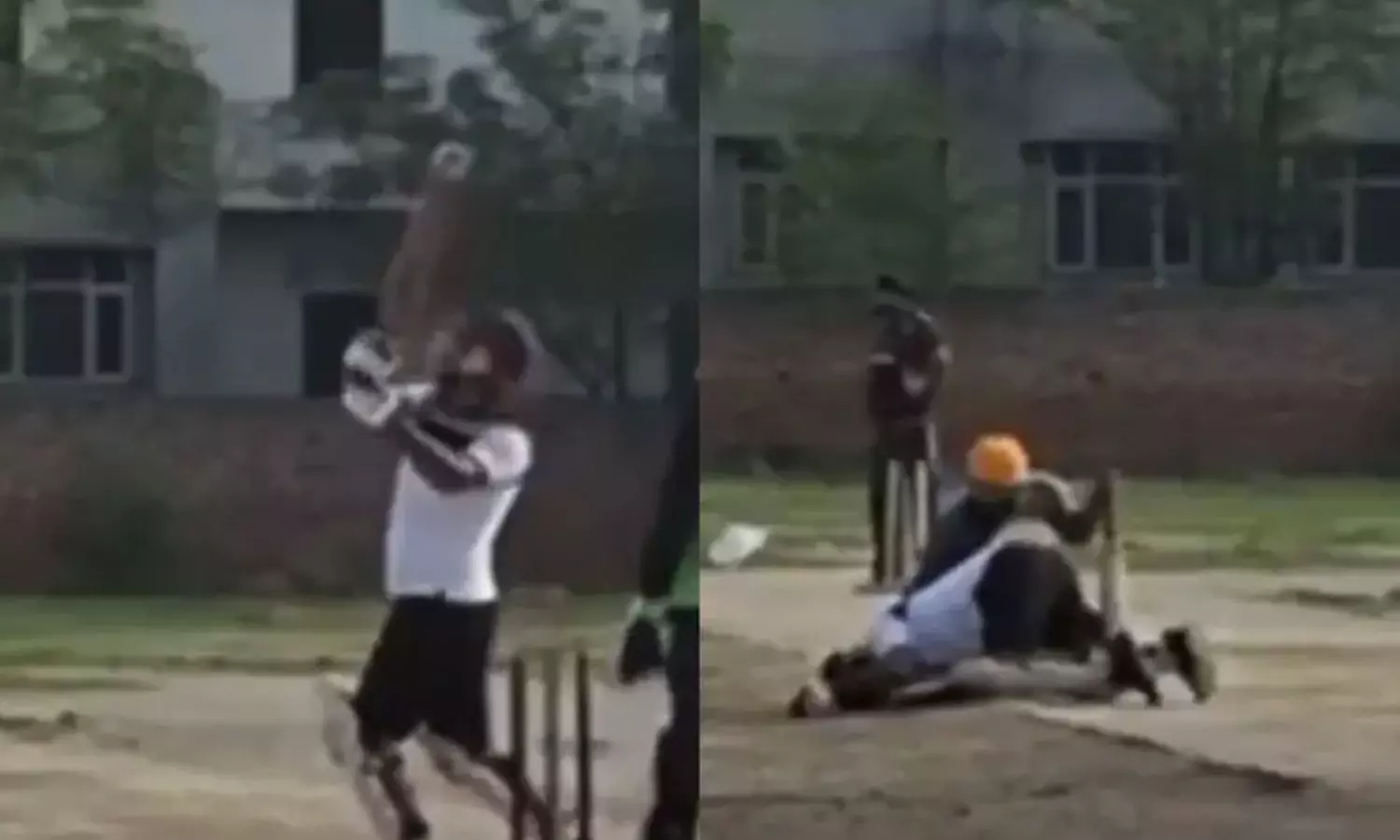 VIDEO: சிக்ஸர் அடித்ததும் மாரடைப்பால் சரிந்து விழுந்து பலியான நபர்.. கிரிக்கெட் விளையாடும்போது விபரீதம் VIDEO: சிக்ஸர் அடித்ததும் மாரடைப்பால் சரிந்து விழுந்து பலியான நபர்.. கிரிக்கெட் விளையாடும்போது விபரீதம்