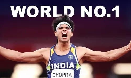 ஈட்டி எறிதல் தரவரிசை பட்டியலில் நம்பர் 1 இடம் பிடித்தார் நீரஜ் சோப்ரா