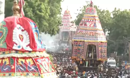 சிவ கோஷங்கள் முழங்க சிதம்பரம் நடராஜர் கோவில் ஆனி திருமஞ்சன தேரோட்டம் கோலாகலம்