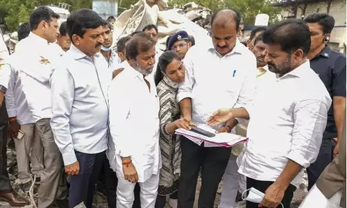 தெலுங்கானா ஆலை வெடிவிபத்து: ரூ.1 கோடி இழப்பீடு வழங்கப்படும் என முதல் மந்திரி உறுதி