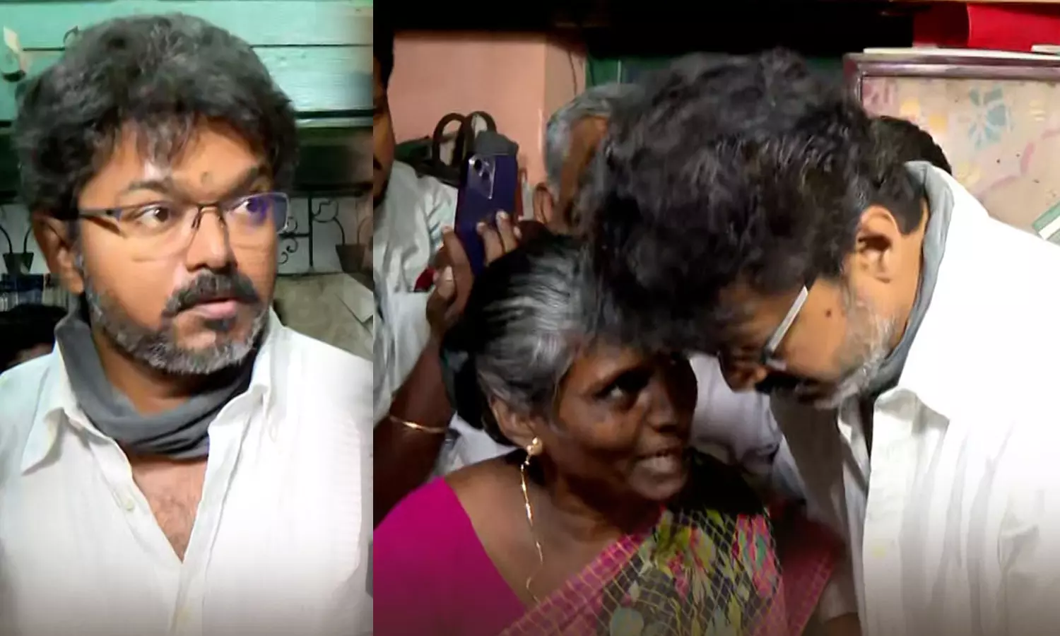 உயிரிழந்த அஜித்குமாரின் வீட்டிற்கு நேரில் சென்று ஆறுதல் தெரிவித்த விஜய்