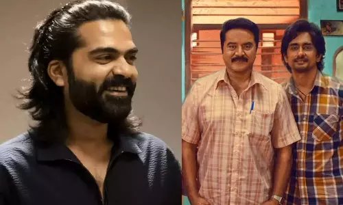 சித்தார்த்தின்  3BHK படத்தை பார்த்து பாராட்டிய சிம்பு