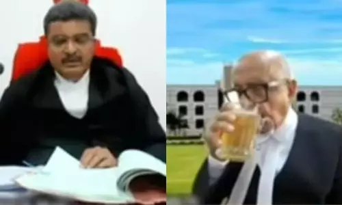 VIDEO: பீர் குடித்துக்கொண்டே குஜராத் உயர்நீதிமன்ற ஆன்லைன் விசாரணையில் கலந்துகொண்ட வழக்கறிஞர்