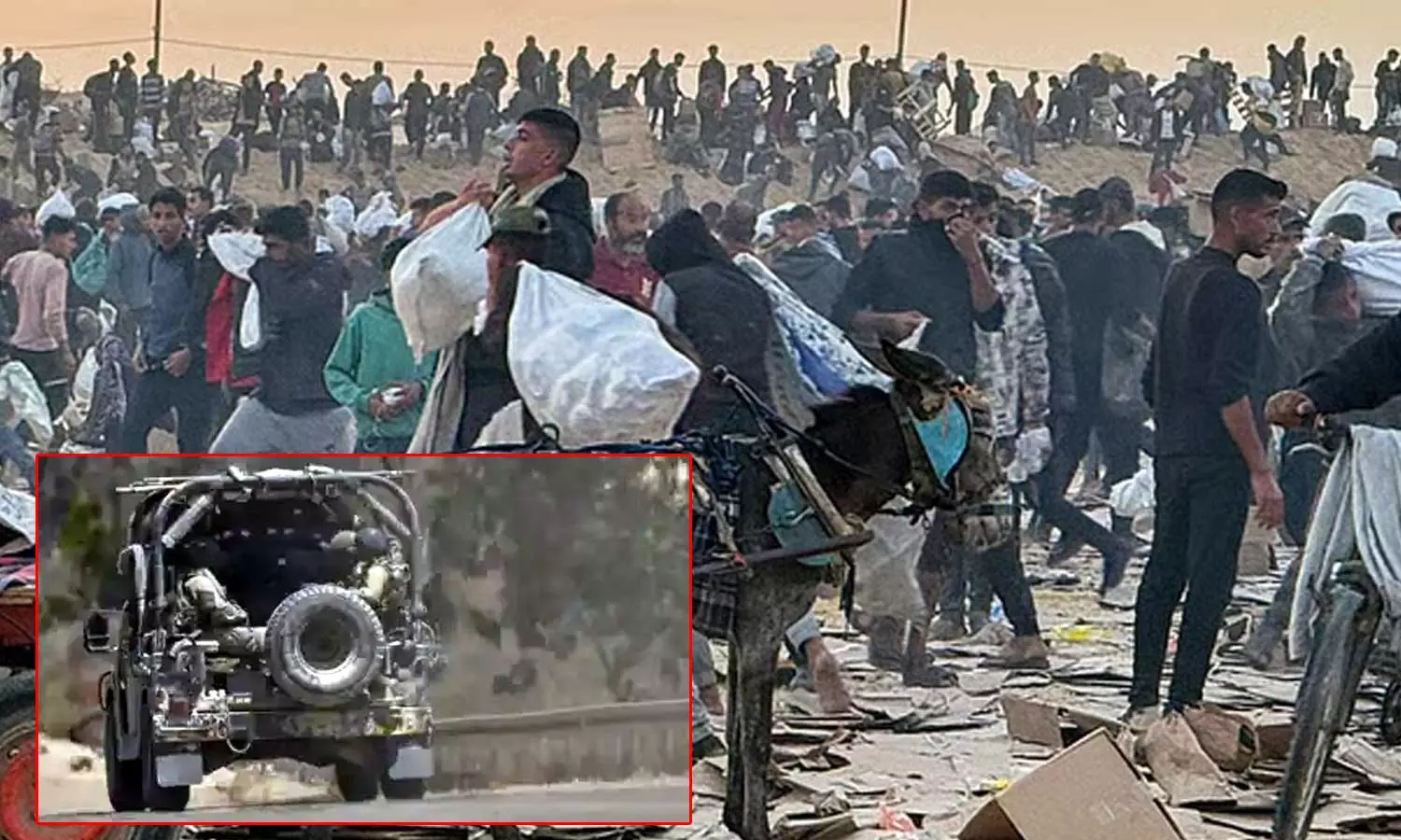 காசாவில் வான்தாக்குதல், துப்பாக்கிச்சூட்டில் 82 பாலஸ்தீனர்கள் பலி