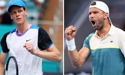 விம்பிள்டன் டென்னிஸ்: 3வது சுற்றுக்கு முன்னேறினர் சின்னர், டிமித்ரோவ்