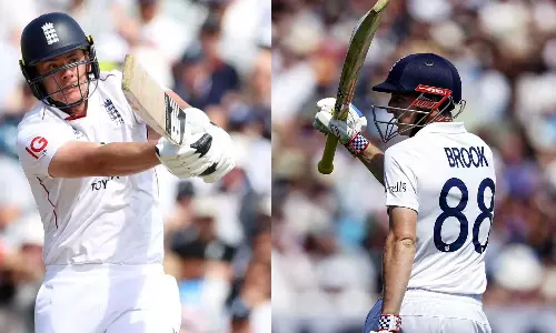 ஜோ ரூட், ஸ்டோக்ஸ் எளிதில் அவுட்: மிரட்டிய ப்ரூக்- ஸ்மித் ஜோடி- இங்கிலாந்து 249/5