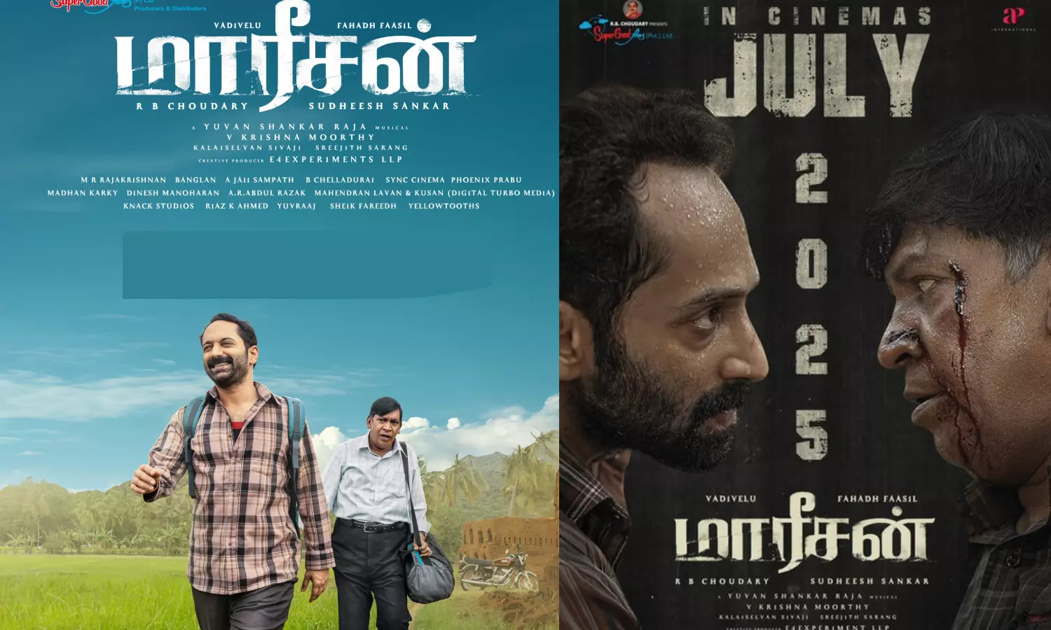 வடிவேலு - பகத் பாசில் நடித்த மாரீசன் படத்தின் ரிலீஸ் தேதி அறிவிப்பு வடிவேலு - பகத் பாசில் நடித்த மாரீசன் படத்தின் ரிலீஸ் தேதி அறிவிப்பு