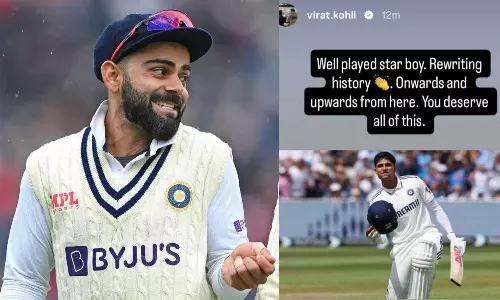 வரலாற்று சாதனை படைத்த சுப்மன் கில் - விராட் கோலி வாழ்த்து