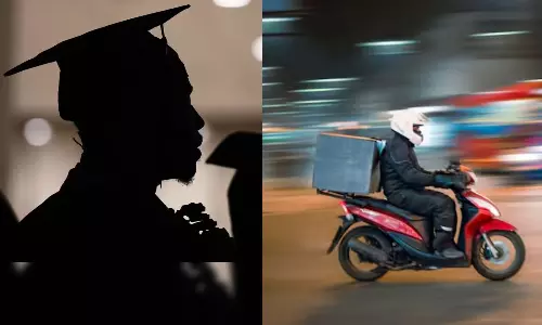 VIRAL: வேலை கிடைக்காமல் உணவு டெலிவரி ஊழியரான ஆஸ்போர்டு பல்கலைக்கழக பட்டதாரி!..